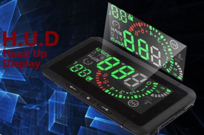 HUD Display 4" - Модул за проектиране върху предно стъкло - View 2