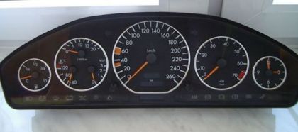 Рингове за табло хромирани Mercedes W140 - View 2