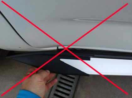 Степенки за Toyota Rav4 (2011-2012) - спорт - версия с 2.0 двигател без раздувки на калниците - дълж - View 3