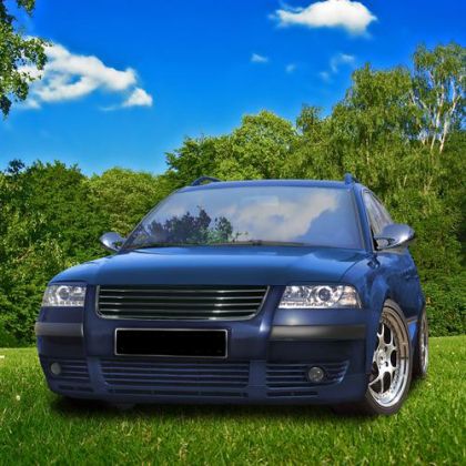 Решетка без емблема за Passat B5.5 (2001-2005) - хромлайсни - View 2