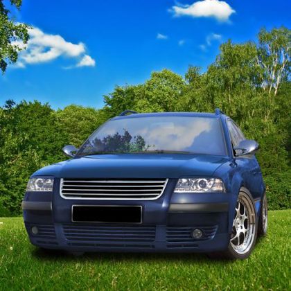 Решетка без емблема VW PASSAT B5.5 (2001-2005) - хром - View 2