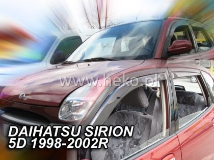 Ветробрани за DAIHATSU SIRION (1998-2005) 5 врати - 2бр. предни - View 2