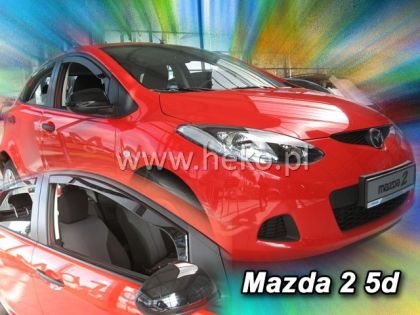 Ветробрани за MAZDA 2 (2009-2014) 5 врати - 4бр. предни и задни - View 2