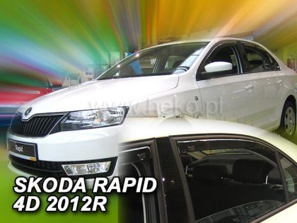 Ветробрани за SKODA RAPID (2012+) 5 врати - 4бр. предни и задни - View 2