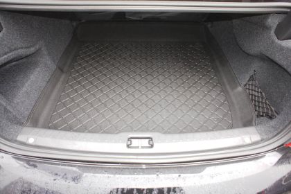 Гумена стелка за багажник за Volvo S90 (2016+) Limousine 2WD + 4WD (AWD) Sedan with a mini spare t - View 2