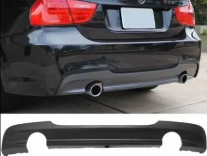 Дифузьор за задна броня BMW E90 (2005-2012) - M-Tech - двоен за двоен накрайник - View 2