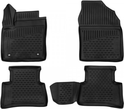 3D Гумени стелки за TOYOTA C-HR (2017+) 4 pcs.