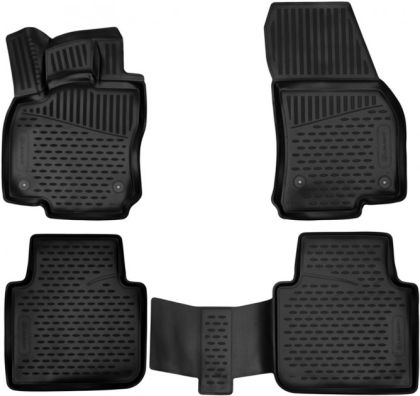 3D Гумени стелки за VW Tiguan II AllSpace (2017-2024) - 4 pcs.