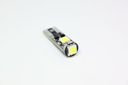 Лед крушки тип T10 с 3 SMD диода - Canbus 6000K - View 2