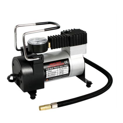 Компресор за гуми 12V, 120W с манометър, с букса за запалка - View 3