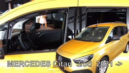 Ветробрани за Mercedes Citan 2 (2021+) 3/5 врати - 4бр. предни и задни - View 2