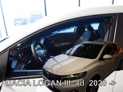 Ветробрани за Dacia Logan 3 (2020+) 4 врати - 2бр. предни - View 2