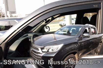 Ветробрани за Ssangyong Musso (2018+) 4 врати - 2бр. предни - View 2