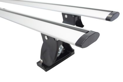 Универсални алуминиеви напречни греди за таван на кола без рейки - 135см, с ключ - View 2