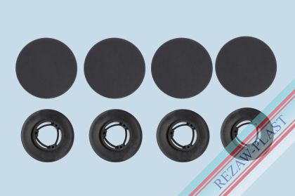 Щипки за прикрепяне на стелки към пода Rezaw-Plast за RENAULT - 4бр. за 2 стелки - View 2