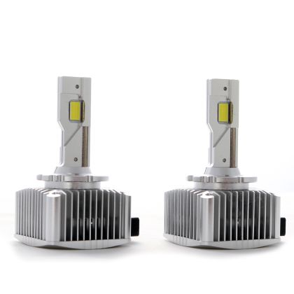 Лед крушки - Led система D1S за подмяна на фабричен ксенон 50W - Canbus 6000K - 100% по силни от фаб - View 3