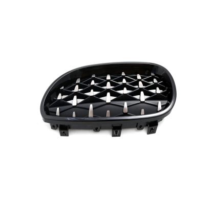 Решетки за BMW E60 (2003-2010) - черни / хром Diamond design - View 3