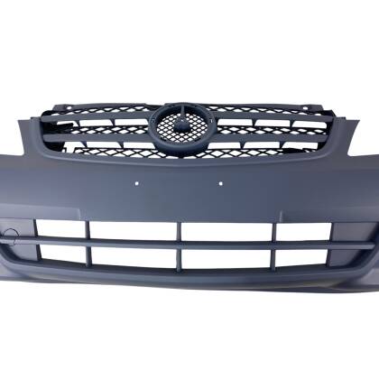 Предна броня за Mercedes Vito W639 (2010-2014) с отвори за парктроник и решетка - View 3