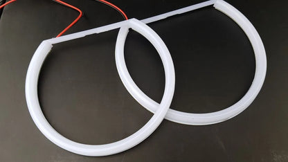 Ангелски Очи Лайтбар Дизайн за Ford Focus MK2 (2004-2008) - Бял цвят