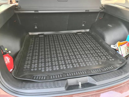 Гумена стелка за багажник за Honda CR-V (2018-2022) / HAVAL H6 (2021+) - 5 seats upper floor - Rezaw Plast
