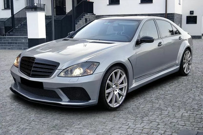 Решетка за Mercedes W221 S-Class (2009-2013) - AMG Дизайн черна
