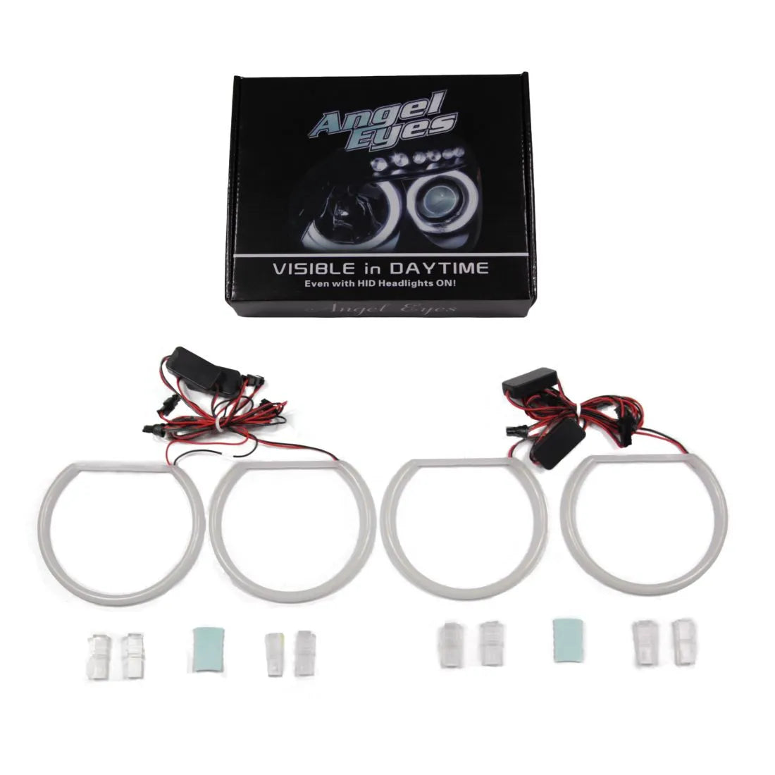 Ангелски Очи Лайтбар Дизайн за Ford Focus MK2 (2004-2008) - Бял цвят