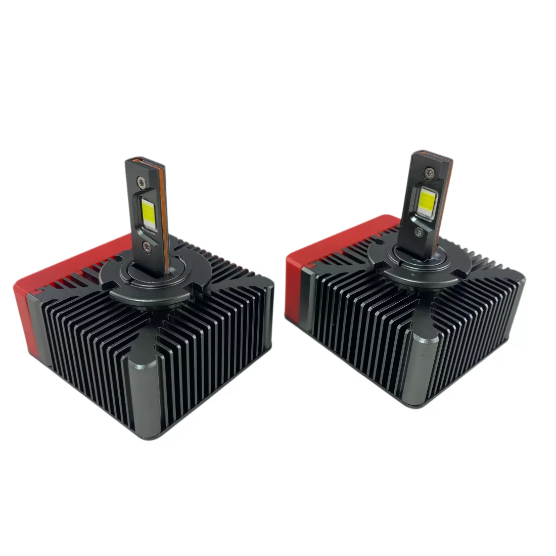 Лед крушки - Led система D5S за подмяна на фабричен ксенон - 20000 Лумена 40W - Canbus 6000K - 300% повече светлина