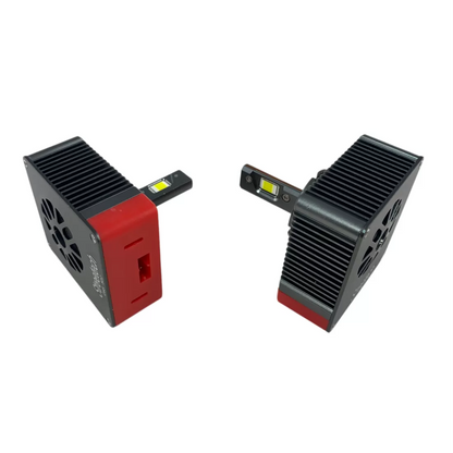 Лед крушки - Led система D5S за подмяна на фабричен ксенон - 20000 Лумена 40W - Canbus 6000K - 300% повече светлина