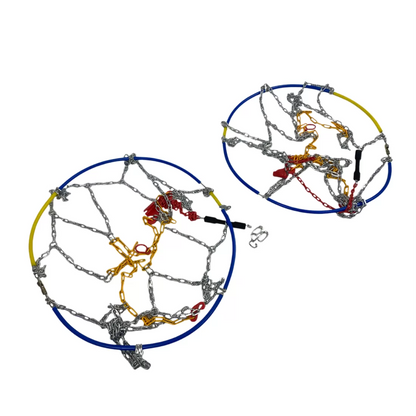 Метални вериги за сняг 12mm. кръстосана плетка - 2бр.