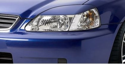 Вежди за фарове за Honda Civic (2001-2003) - черни - View 2