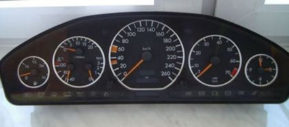 Рингове за табло хромирани  Mercedes W140 - View 2
