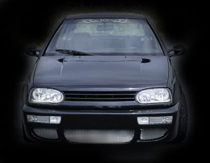 Решетка без емблема за VW Golf 3 - черна - View 2