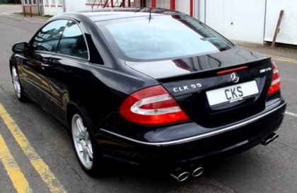 Спойлер за багажник  Mercedes CLK W209 / C209 / Cabrio (2002-2009) - AMG Design - View 3
