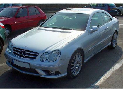 Решетка за Mercedes CLK W209 (2002+) - черна - View 2