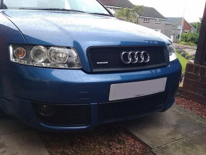 Решетка без емблема за Audi A4 B6 (2001-2004) - RS Look - View 2