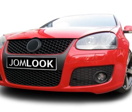 Решетка за Golf 5 GTI - LOOK с емблема - черна - View 2