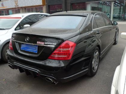 Спойлер за задно стъкло за  Mercedes W221 s-Class (2005-2011) - Lorinser - View 3