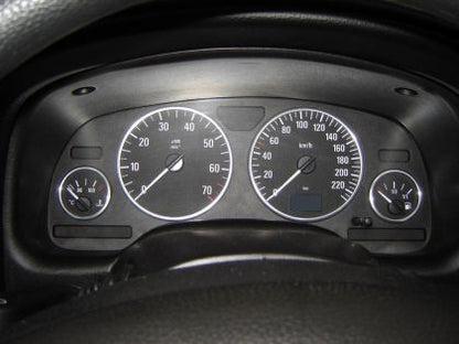 Рингове за табло за OPEL ASTRA G / ZAFIRA A (1998-2005) - хром - View 2