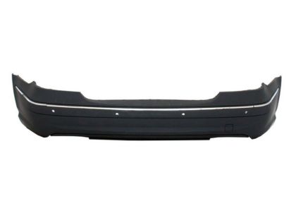 Тунинг броня задна за  Mercedes W211 E-Class (2002-2009) - AMG Design с отвори за парктроник - View 2