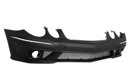 Предна тунинг броня за  Mercedes W211 E-Class (2006-2009) - AMG Design без отвори - View 2