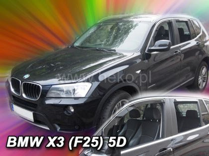 Ветробрани за BMW X3 F25 (2010+) 4бр. предни и задни - View 2