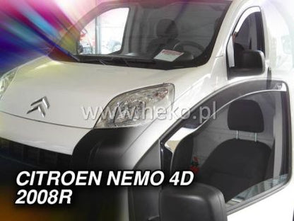 Ветробрани за CITROEN NEMO / FIAT FIORINO / QUBO / PEUGEOT BIPPER (2008+) - View 2