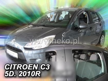 Ветробрани за CITROEN C3 II (2009-2017) 5 врати - 4бр. предни и задни - View 2