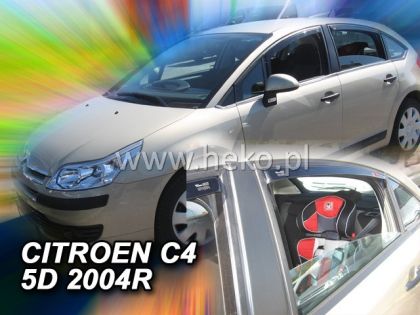 Ветробрани за CITROEN C4 I (2004-2010) 5 врати - 4бр. предни и задни - View 2