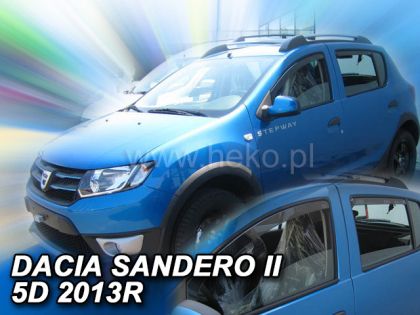 Ветробрани за DACIA SANDERO / STEPWAY II (2013+) 5 врати - 4бр. предни и задни - View 2