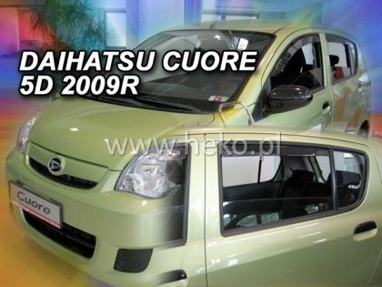 Ветробрани за DAIHATSU COURE VII (2007+) 5 врати - 4бр. предни и задни - View 2