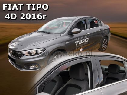 Ветробрани за FIAT TIPO (2016+) 5 врати , Sedan - 4бр. предни и задни - View 2
