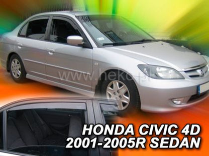 Ветробрани за HONDA CIVIC VIII (2006-2012) Sedan / Hybrid - 4бр. предни и задни - View 2