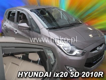 Ветробрани за HYUNDAI ix20 (2010+) 5 врати - 4бр. предни и задни - View 2