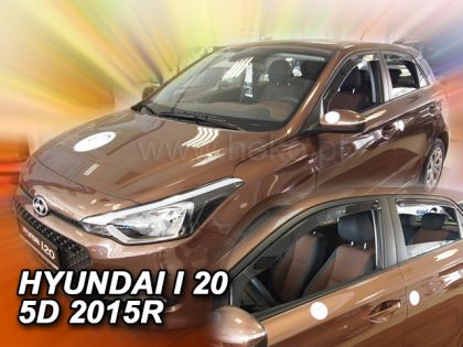 Ветробрани за HYUNDAI i20 (2015-2019) 5 врати - 4бр. предни и задни - View 2